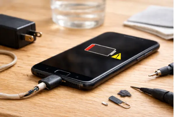 celular não carrega